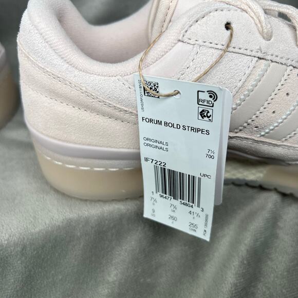 Adidas Womens NWOT Forum Bold Stripes Platform Sneakers Size 9 - Picture 10 of 11